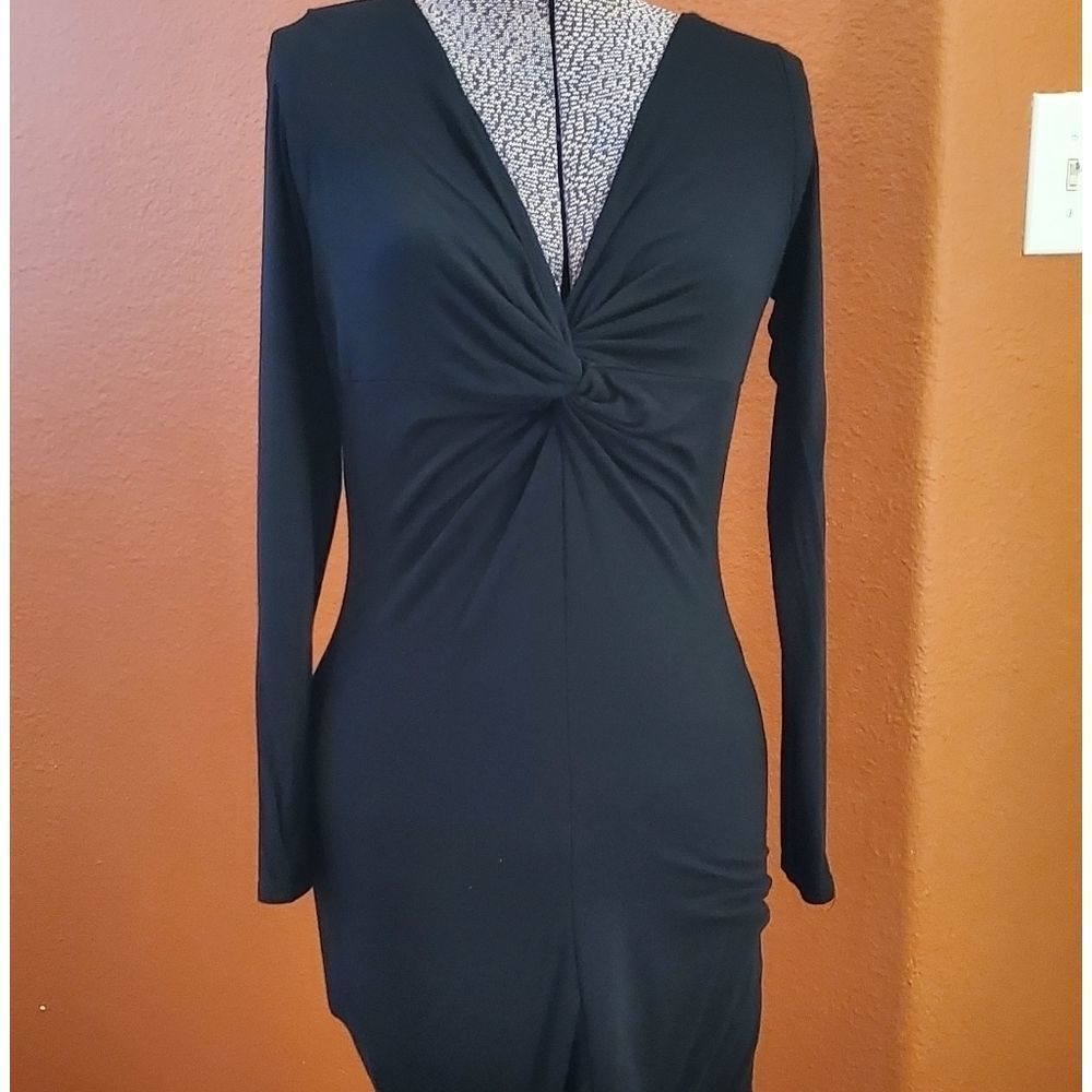 Black Contempo Casual Dress